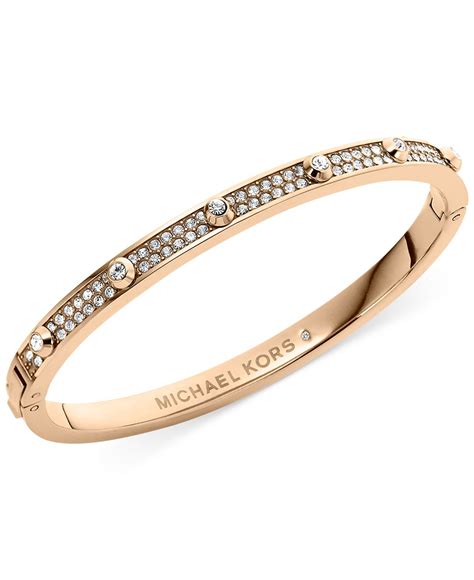 michael kors two bracelet set rose gold shop bop|michael kors gold bangle.